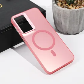 Futrola - maska Magsafe Clear za Samsung A175 Galaxy A17 roze.