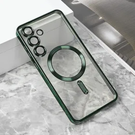 Futrola - maska Magsafe Lux za Samsung S731B Galaxy S25 FE zelena.
