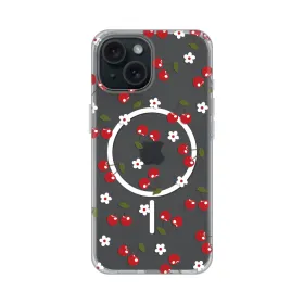Futrola - maska print Magsafe za iPhone 15 6.1 Cute Cherries.
