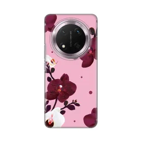 Silikonska futrola - maska print Skin za Huawei Honor Magic 7 lite Pink Orchid.