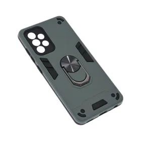 Futrola - maska Hard Ring za Samsung A526 Galaxy A52 5G tamno siva.