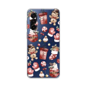 Silikonska futrola - maska print Skin za Samsung A175 Galaxy A17 Cozy Christmas.