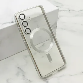 Futrola - maska CAMERA PROTECT MAGSAFE za Samsung S931 Galaxy S25 5G srebrna (MS).