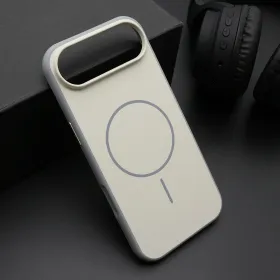 Futrola - maska CHROME MagSafe za iPhone AIR (6.6) bela (MS).