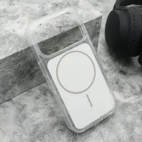 Futrola - maska AMBER SHINE MagSafe za iPhone 17 Pro (6.3) bela (MS).