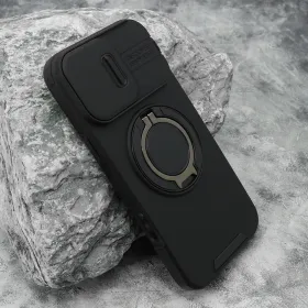 Futrola - maska DEFENDER CAMSHIELD za iPhone 16 Pro Max (6.9) crna (MS).