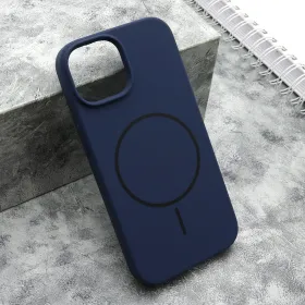 Futrola - maska FLEX MagSafe za iPhone 15 (6.1) plava (MS).