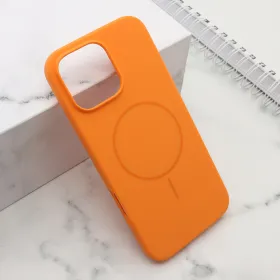 Futrola - maska FLEX MagSafe za iPhone 16 Pro Max (6.9) narandzasta (MS).
