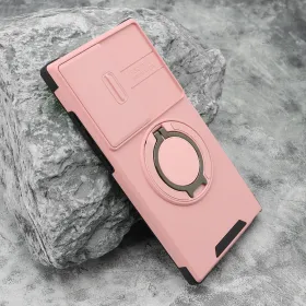Futrola - maska DEFENDER CAMSHIELD za Samsung S928 Galaxy S24 Ultra 5G roze (MS).