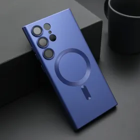 Futrola - maska ELEGANT MAGSAFE za Samsung Galaxy S23 Ultra 5G plava (MS).