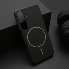 Futrola - maska PURE mat MagSafe za Samsung S921 Galaxy S24 5G crna (MS).