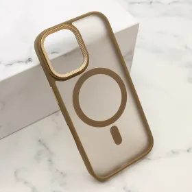 Futrola - maska SILKY MagSafe II za iPhone 17 (6.3) zlatna (MS).