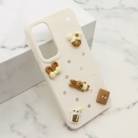 Futrola - maska TOY za Samsung A556 Galaxy A55 5G bela (MS).