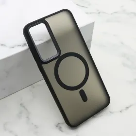 Futrola - maska SILKY MAGSAFE II za Samsung A556 Galaxy A55 5G crna (MS).