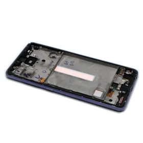 LCD ekran / displej za Samsung A525F/A526B Galaxy A52 4G/5G + touchscreen + frame violet Full Original EU (GH82-25524C/25526C/25754C/25602C) (MS).