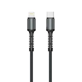 USB Data kabl Teracell Evolution PD Type C na iPhone 11/12/13 lightniing crni 1m.