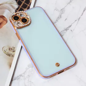 Futrola - maska Cirkon Camera za iPhone 15 Plus 6.7 ljubicasta.