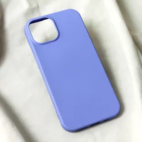 Futrola - maska Teracell Soft Velvet za iPhone 15 6.1 ljubicasta.