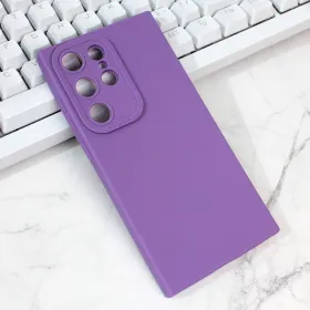 Futrola - maska Silikon Pro Camera za Samsung S928B Galaxy S24 Ultra ljubicasta.