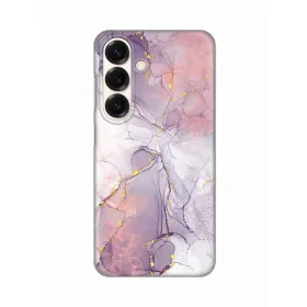 Silikonska futrola - maska print za Samsung S931 Galaxy S25 Pink Marble.