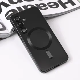 Futrola - maska Magsafe Chrome za Samsung S931 Galaxy S25 crna.