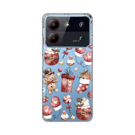 Silikonska futrola - maska print Skin za ZTE Blade A54 Cozy Christmas.
