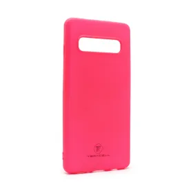 Futrola - maska Teracell Giulietta za Samsung G973 S10 mat pink.