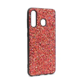 Futrola - maska Glitter za Samsung A305 Galaxy A30 crvena.