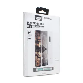 Zaštino staklo (glass) Rockymile UV mat Full Glue + Lampa za Samsung G965 S9 Plus.