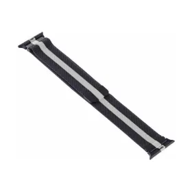 Narukvica metalik za iPhone Apple watch 42mm crno bela.