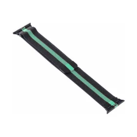 Narukvica metalik za iPhone Apple watch 42mm crno zelena.