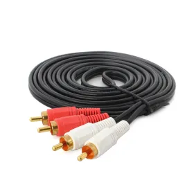 Kabl 2 RCA na 2 RCA bakarni JWD-VIDEO3 3m.