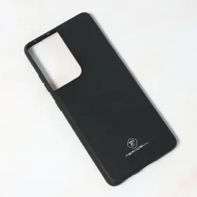 Futrola - maska Teracell Skin za Samsung G998B Galaxy S21 Ultra 5G mat crna.