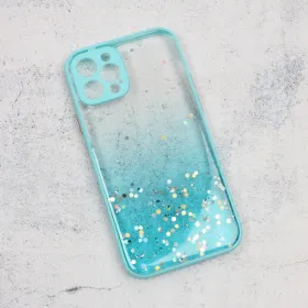 Futrola - maska Frame Glitter za iPhone 12 Pro 6.1 mint.