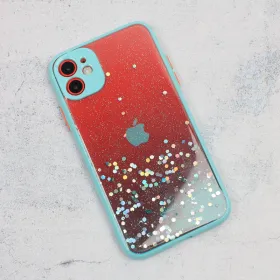 Futrola - maska Frame Glitter za iPhone 11 6.1 mint.