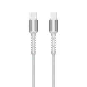 USB Data kabl Teracell Evolution PD Type C na Type C beli 1m.