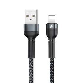 USB Data kabl Remax RC-124i 2.4A iPhone lightning crni.