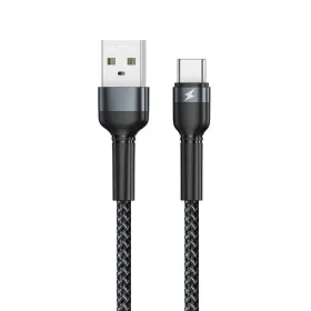 USB Data kabl Remax RC-124a 2.4A Type C crni.