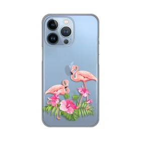 Silikonska futrola - maska print Skin za iPhone 13 Pro 6.1 Flamingo.