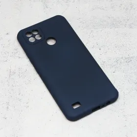 Futrola - maska Teracell Giulietta za Realme C21 mat tamno plava.