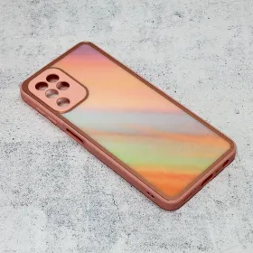 Futrola - maska Candy Marble za Samsung A225 Galaxy A22 roze.