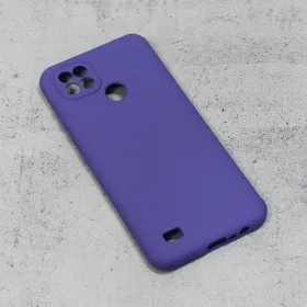 Futrola - maska Teracell Giulietta za Realme C21 mat ljubicasta.