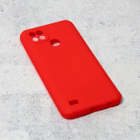 Futrola - maska Teracell Giulietta za Realme C11 2021/C20 mat crvena.