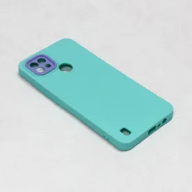 Futrola - maska Camera Color HD za Realme C21 mint.