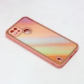 Futrola - maska Candy Marble za Realme C21 roze.