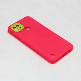 Futrola - maska Camera Color HD za Realme C21 pink.
