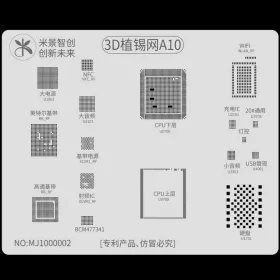 BGA Sito za iPhone 7 3D A10.