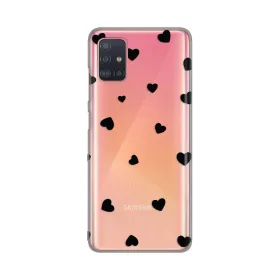 Silikonska futrola - maska print Skin za Samsung A515F Galaxy A51 Hearts.