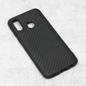 Futrola - maska Carbon fiber za Samsung A405F Galaxy A40 crna.