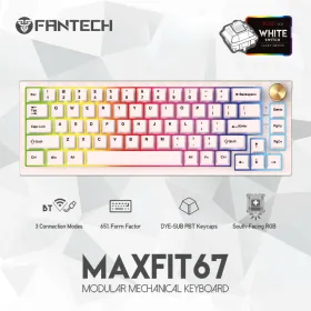 Tastatura Mehanicka Gaming Fantech MK858 RGB Maxfit67 Space Edition (white switch).
